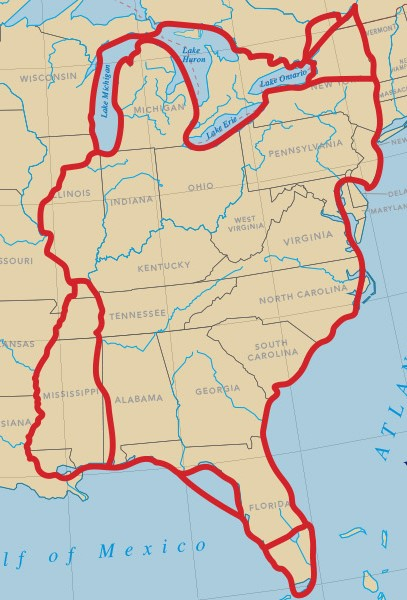 Great Loop route by AGLCA